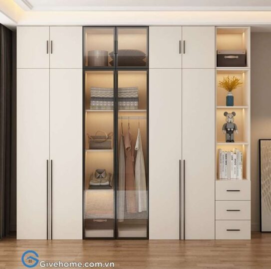 Tủ quần áo gỗ mdf10