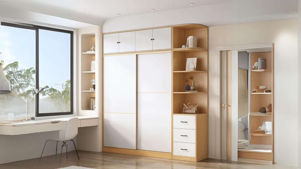 Tủ quần áo gỗ mdf16