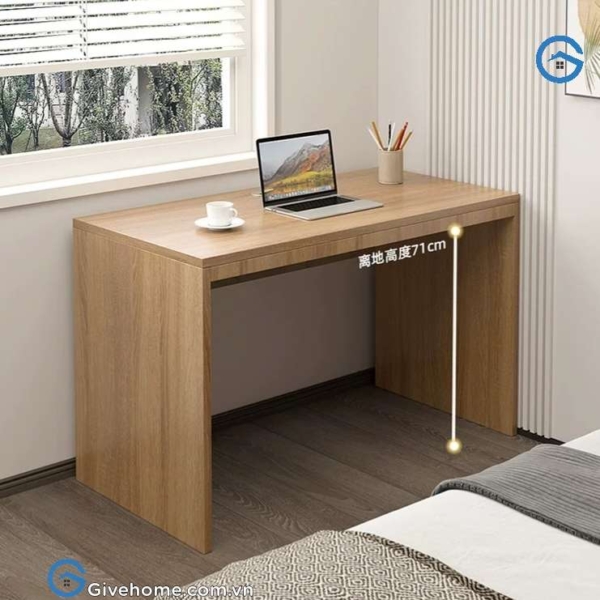 bàn học liền giá sách gỗ công nghiệp mdf nhập khẩu2