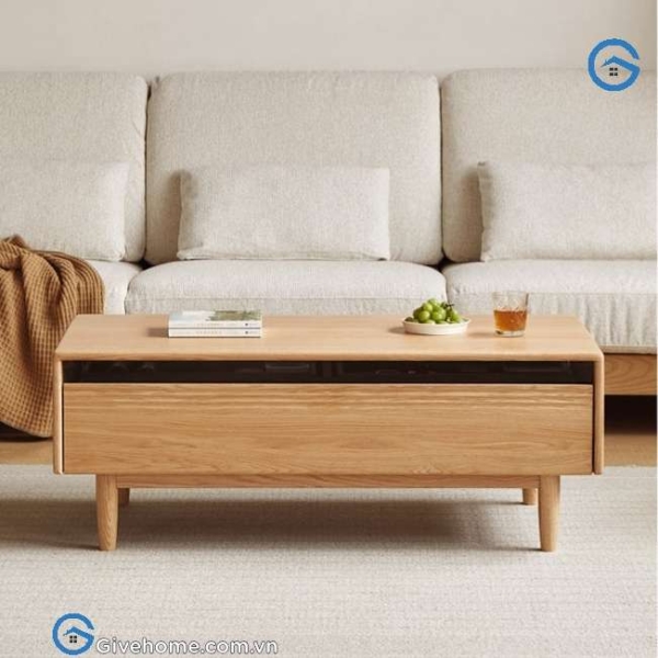 Bàn trà sofa gỗ hiện đại kiểu dáng nhỏ gọn2