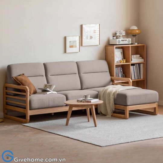 Sofa gỗ chung cư