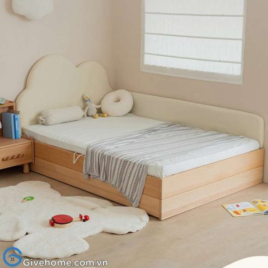 Giường trẻ em 1m6 có ngăn kéo lưu trữ
